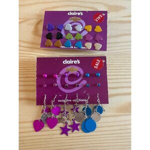 Claires Colorful Earring Sets Sensitive Solutions Multiple Styles